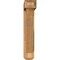 Ekena Millwork Traditional Craftsman Rough Sawn Bracket w/ Offset Brace, Western Red Cedar, 6"W x 28"D x 32"H BKT0604X28X32TRA04RWR - alternate 3